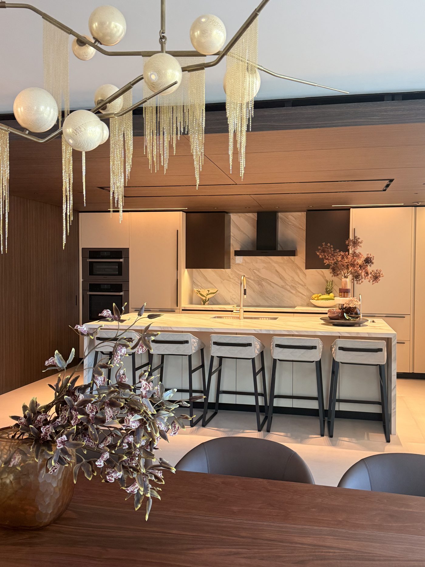 Kitchen and dining area designed by IE Studio